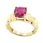 Anello in oro con Rubino del Madagascar (de Melo)