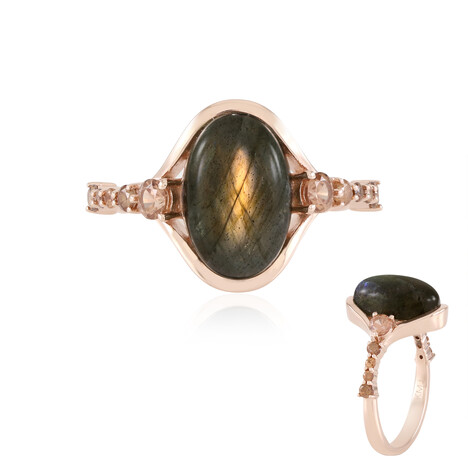 Anello in argento con Labradorite Ramata Maniry (KM by Juwelo)
