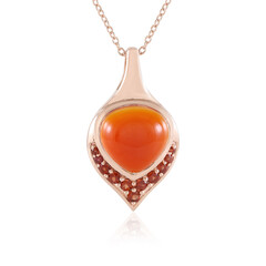 Collar en plata con Cornalina