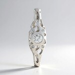 Ciondolo in argento con Zircone