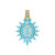 Pendentif en argent et Turquoise Sleeping Beauty (Faszination Türkis)