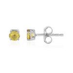 Orecchini in argento con Scapolite