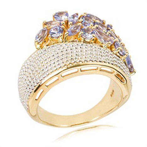 Bague en argent et Tanzanite