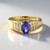 Anello in oro con Tanzanite