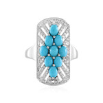 Sleeping Beauty-Türkis-Silberring (Faszination Türkis)