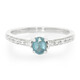Bague en argent et Kyanite Paon