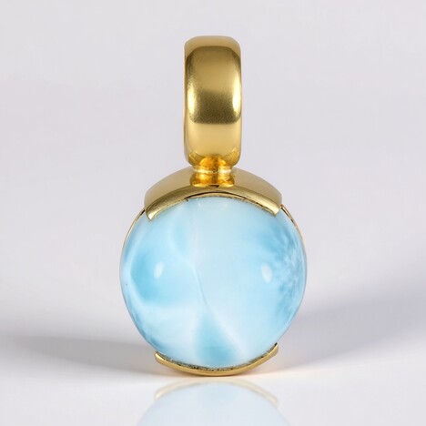 Ciondolo in argento con Larimar