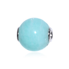 Zilveren hanger met een amazoniet