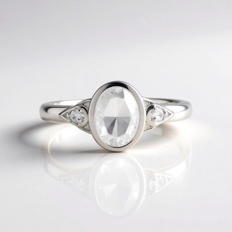 Anello in argento con Opale Ialite del Messico