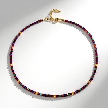 Madagascar Ruby Silver Necklace