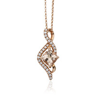 Collana in oro con Morganite (CIRARI)