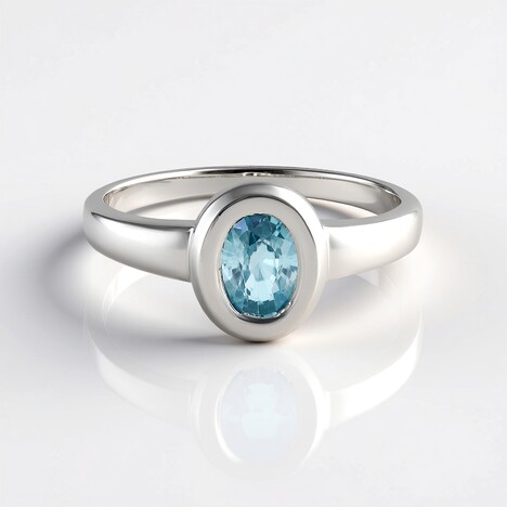 Anello in argento con Zircone Ratanakiri