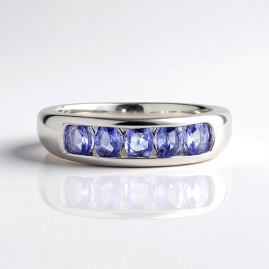 Bague en argent et Tanzanite