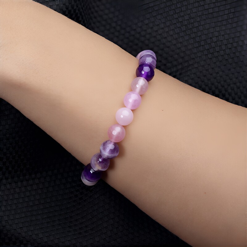 Armband met Chevron Amethisten