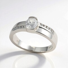 Anello in argento con Zircone