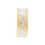 Ciondolo in argento con Diamante I1 (G) (Annette)