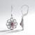 Orecchini in argento con Tormalina Rosa Nigeriana