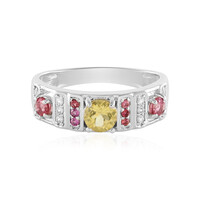 Anello in argento con Berillo Giallo