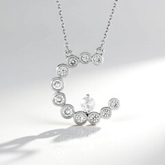 Collana in argento con Zircone