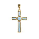 Larimar-Silberanhänger