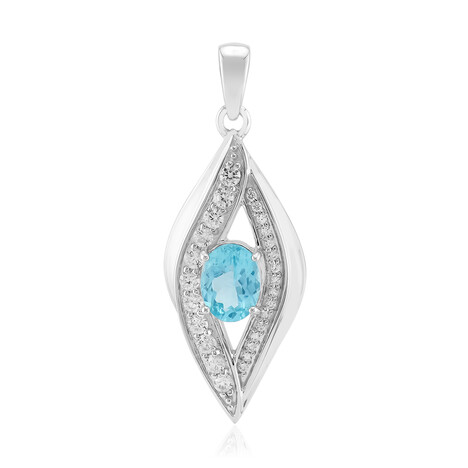 Blauer Apatit-Silberanhänger (de Melo Essence)