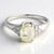 Anello in argento con Kunzite Canarino