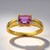 Bague en or et Diaspora rose (AMAYANI)