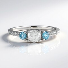 Anello in argento con Zircone