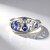 Anello in argento con Tanzanite