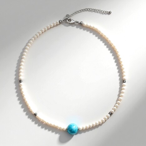 Collana in argento con Larimar