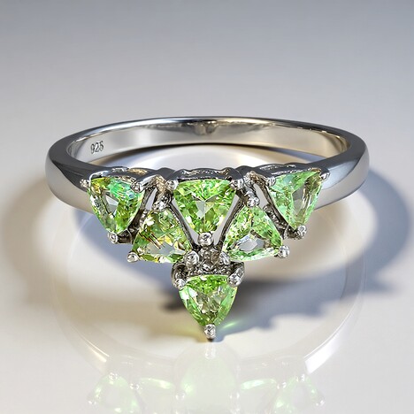 Anello in argento con Tormalina Paraíba
