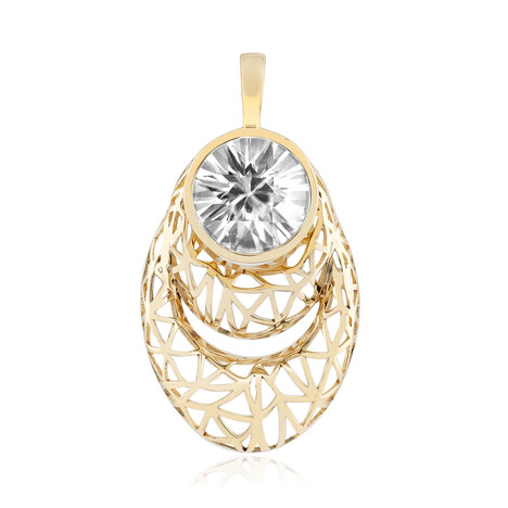 Pendentif en or et Zircon (Ornaments by de Melo)