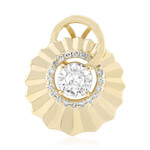 Colgante en oro con Zircón (de Melo)