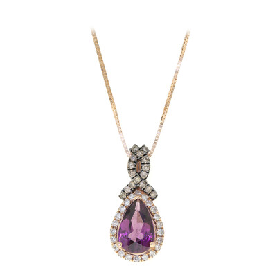 Collier en or et Grenat Rhodolite (CIRARI)