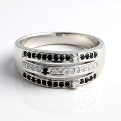 Anello in argento con Spinello Nero