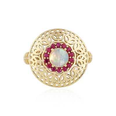 Welo-Opal-Goldring (Ornaments by de Melo)