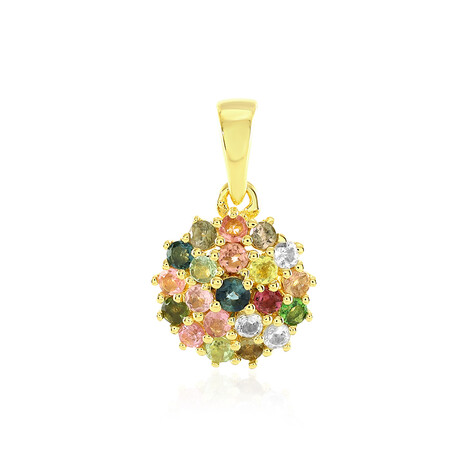 Turmalin-Silberanhänger