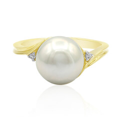 Süßwasserzuchtperlen-Silberring (TPC)