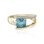 Bague en or et Zircon de Ratanakiri (Adela Gold)