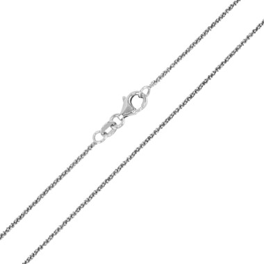 Silber-Criss-Cross-Kette - 2,7 g - 45 cm