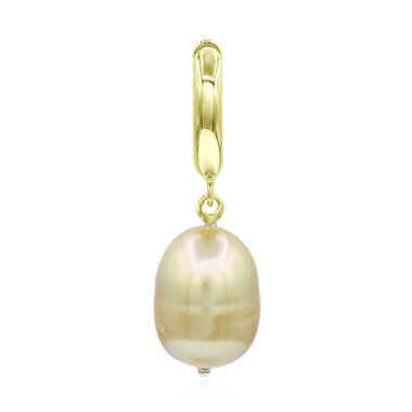 Pendentif en argent et Perle dorée des mers du sud (TPC)