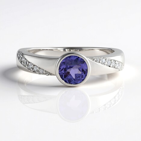 Anello in argento con Tanzanite (de Melo Essence)