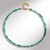Collier en argent et Emeraude du Brésil