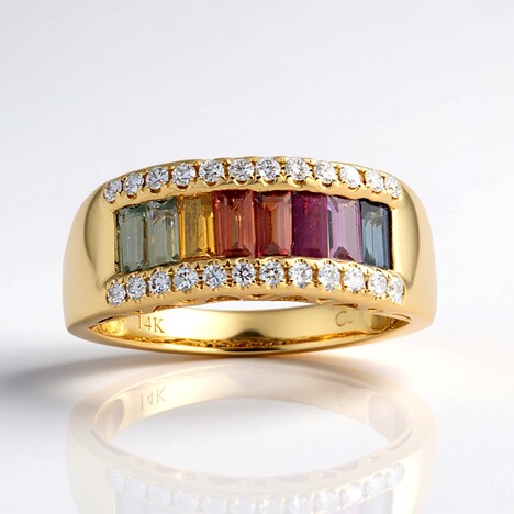 Bague en or et Saphir (CIRARI)