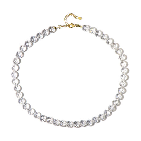 Angel Aura-Quarz-Silberhalskette