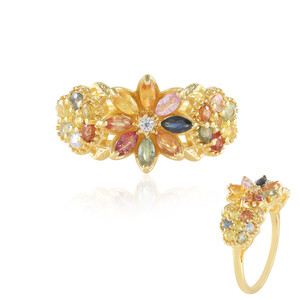 Anillo en plata con Zafiro