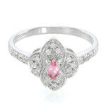 Anillo en plata con Zafiro Padparadscha