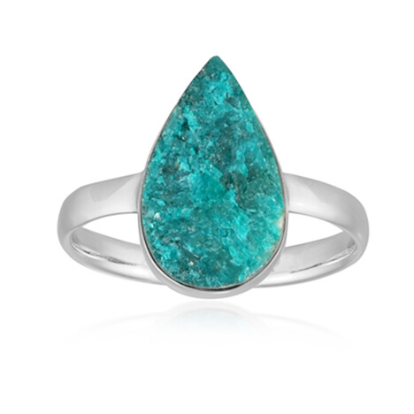 Zilveren ring met een dioptaas (Bali Barong)