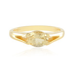 Gelber Beryll-Silberring