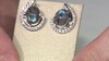 Pendientes en plata con Labradorita azul de Maniry (KM by Juwelo)